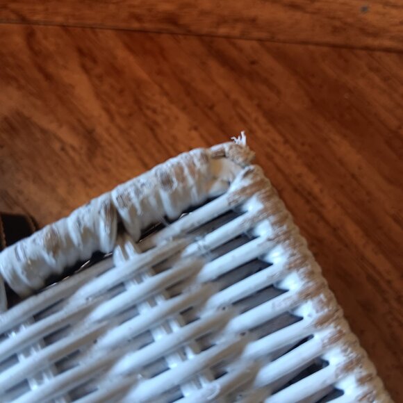 *Vintage 2006 Kate Spade Wicker Basket Box Bag* - Picture 6 of 9